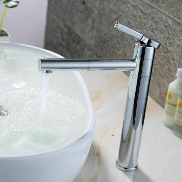 360° Drehbar Badarmatur Wasserhahn Waschbecken Mischbatterie Einhandmischer
