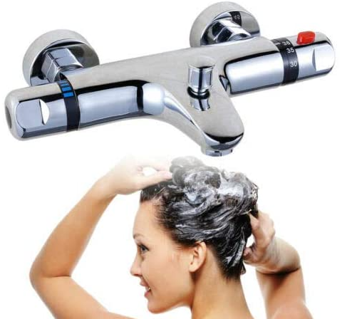 Duschthermostat Details zu Wannenarmatur Thermostat Bade Thermostat-Brausebatterie