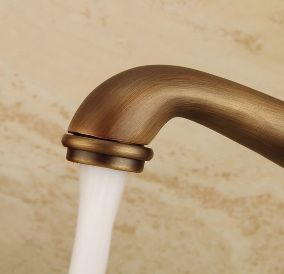 Nostalgische Retro Wasserhahn Einhebel Armatur Waschbecken Küche Bad