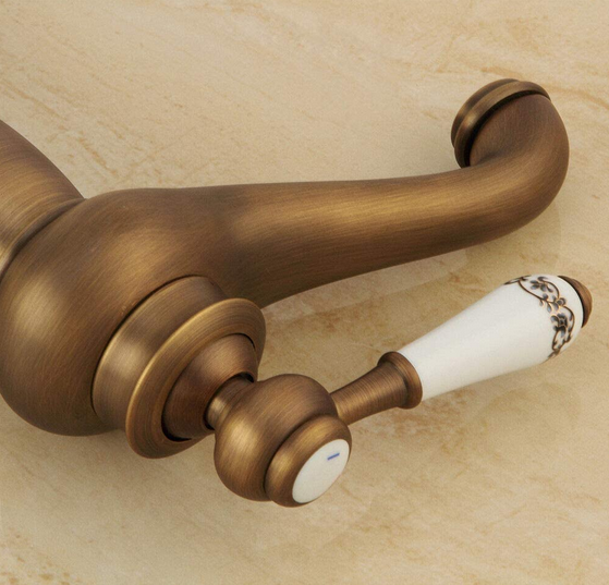 Nostalgische Retro Wasserhahn Einhebel Armatur Waschbecken Küche Bad