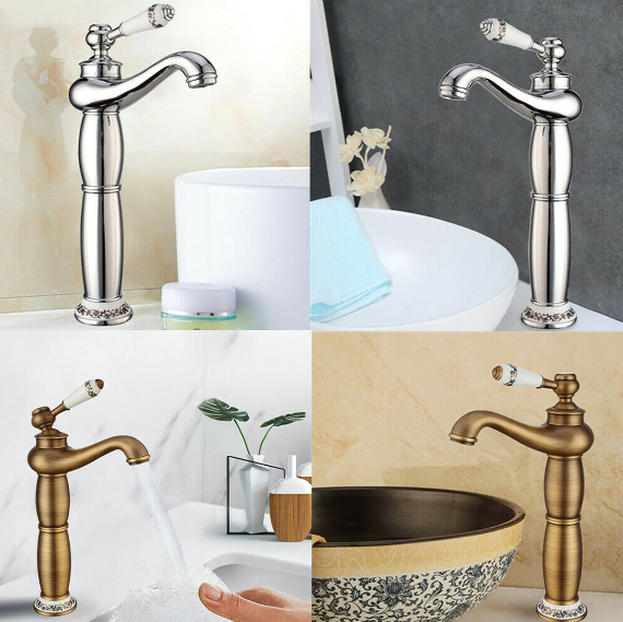 Retro Wasserhahn Bad Waschtischarmatur Mischbatterie kit