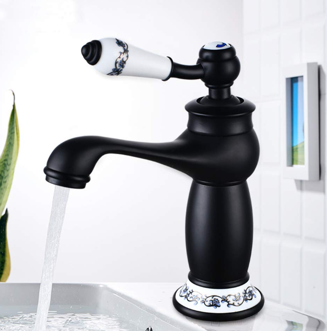 Waschtischarmatur Badarmatur Retro Einhebel Wasserhahn Mischbatterie Waschbecken