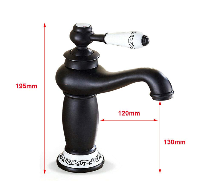 Waschtischarmatur Badarmatur Retro Einhebel Wasserhahn Mischbatterie Waschbecken