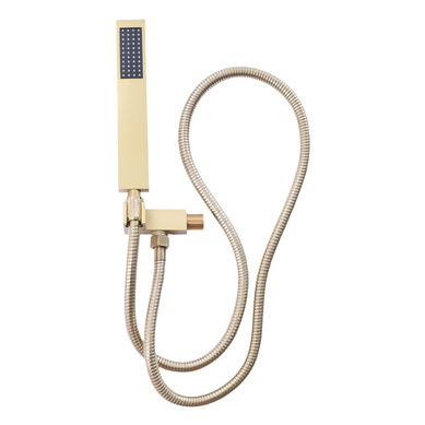 Unterputz-Brausegarnitur Set Gebürstetes Gold 12 Zoll Regenbrause Set mit Duschkopf Handbrause