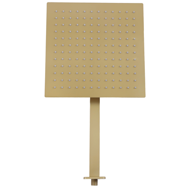 Unterputz-Brausegarnitur Set Gebürstetes Gold 12 Zoll Regenbrause Set mit Duschkopf Handbrause