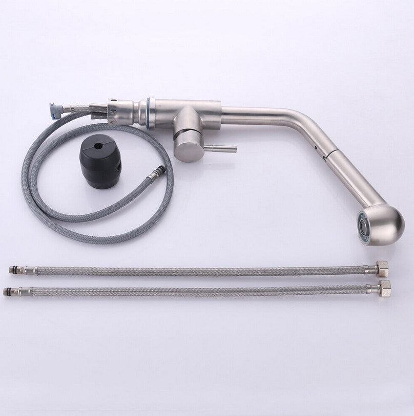 360° Küchenarmatur Wasserhahn Drehbar Ausziehbar Wasserhahn