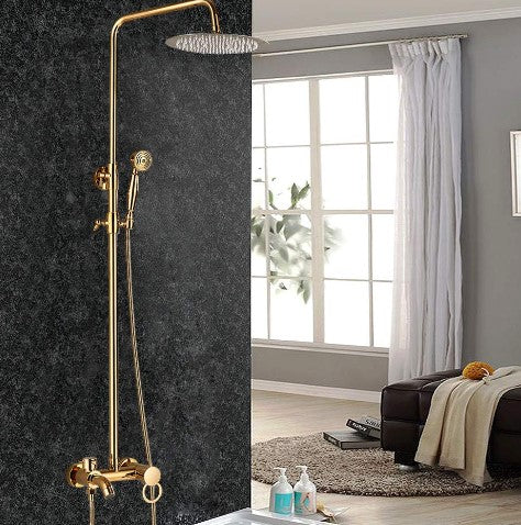 CNCEST Duscharmatur Duschpaneel Handbrause Regenbrause Brausegarnitur Bad Duschsystem