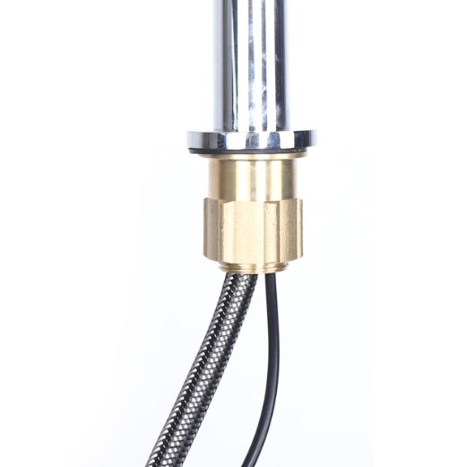 Automatischer Infrarotsensor Wasserhahn, Messing Chrom Waschbecken Mischbatterie für Küchenspüle