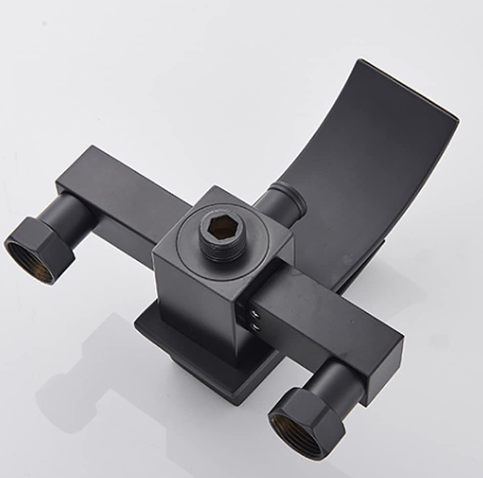 Badewannenarmatur Schwarz Wannenarmatur Wasserfall Wannenbatterie