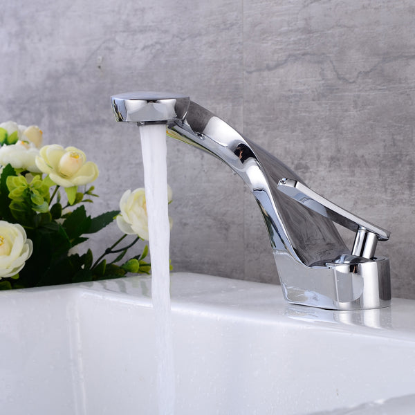 Waschtischarmatur Wasserhahn Chrom Badarmatur Einhebelmischer Mischbatterie