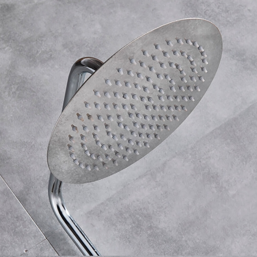 CNCEST Duschset mit Thermostat, Duschstange Regendusche Handbrause für Badezimmer