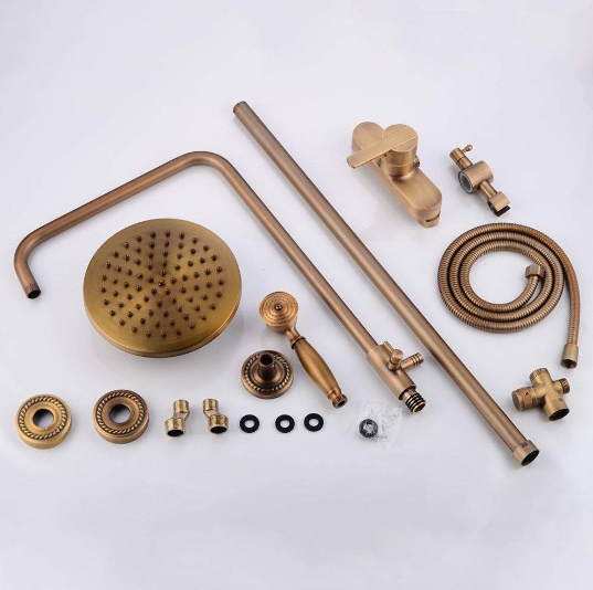 Komplette Retro Duschset Badewannenset Duschkopf Duschkopf Wasserhahn