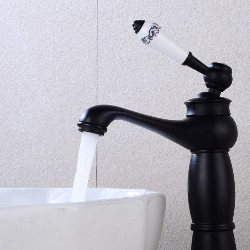 Retro Einhebel Waschbecken Wasserhahn Küche & Bad Armatur Mischbatterie