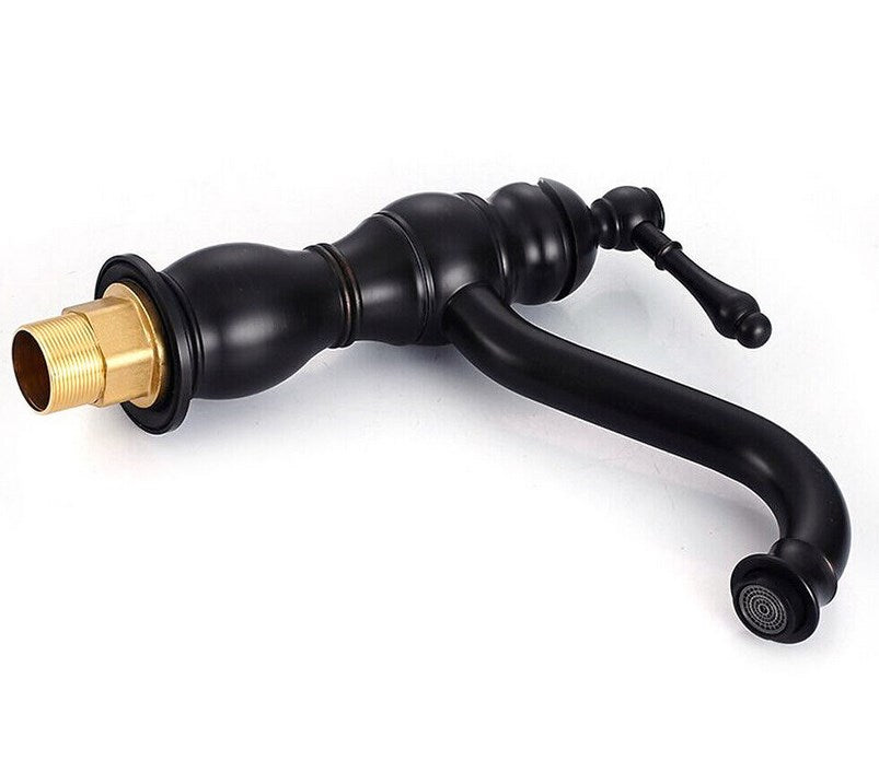 CNCEST Retro Einhebelmischer Wasserhahn Waschbecken Mischbatterie Bad Armatur Waschbecken Wasserhahn