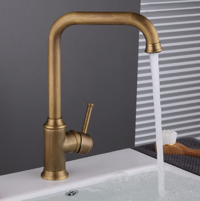 360° Drehbar Küchenarmatur Spültisch Armatur Wasserhahn Waschbecken Edelstahl Spültischarmatur Bad Küche Einhebelmischer