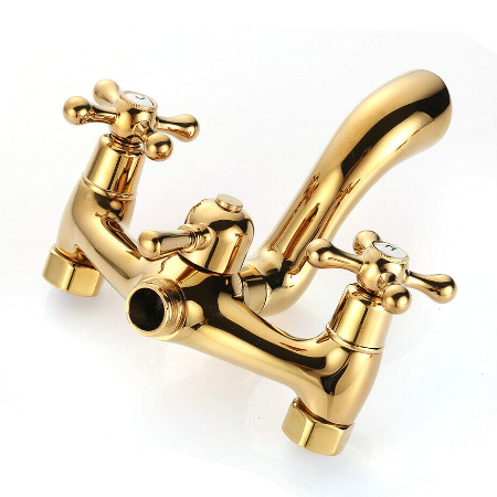 Duscharmatur Set Duschset Regendusche Duschkopf Handbrause Bad Duschsystem Gold