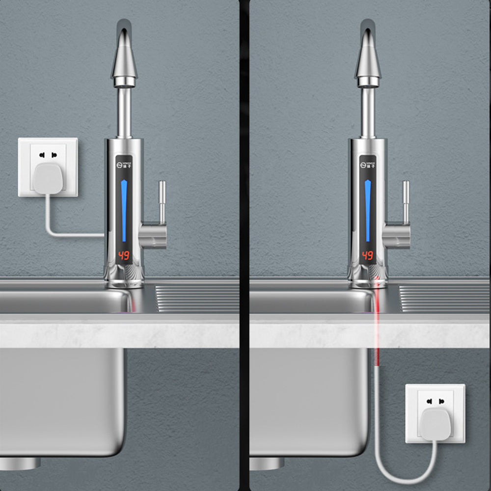 360° LED elektrischer Wasserhahn Elektrischer Durchlauferhitzer 3300W