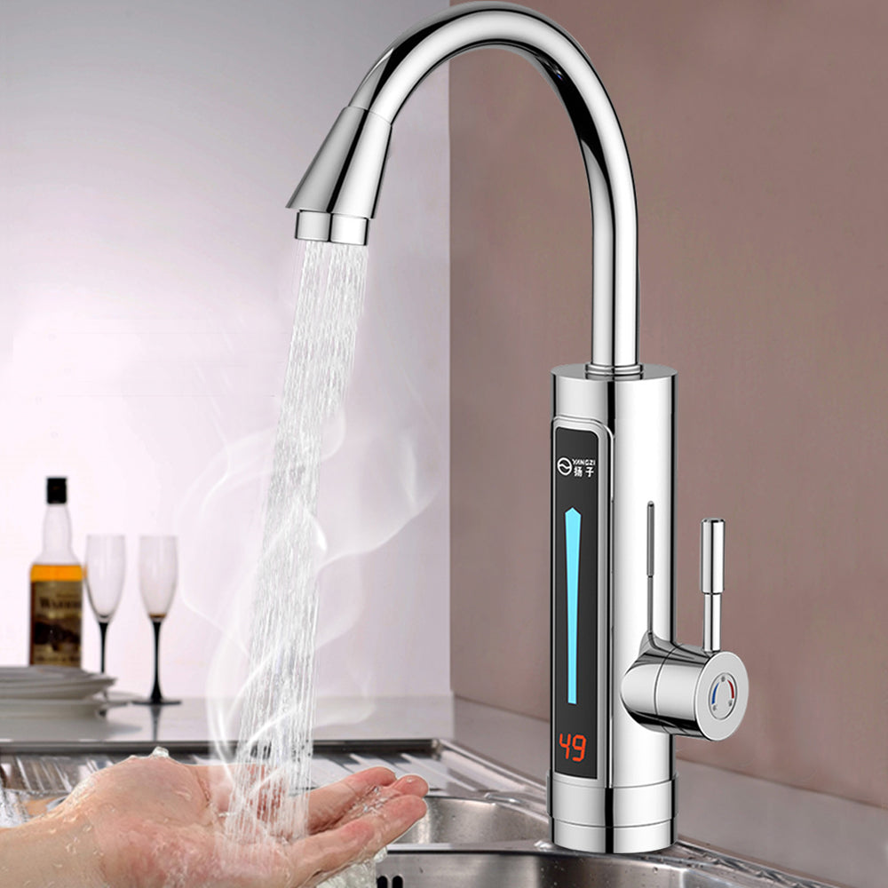 360° LED elektrischer Wasserhahn Elektrischer Durchlauferhitzer 3300W