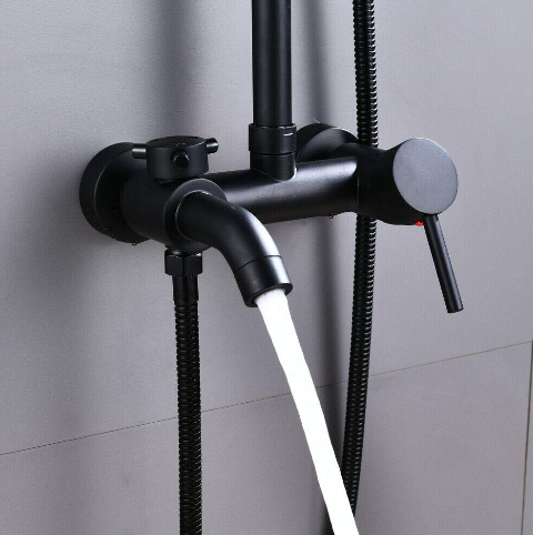 Wandmontage Badezimmer Dusche Wasserhahn Set Badewanne Handbrause Handbrause