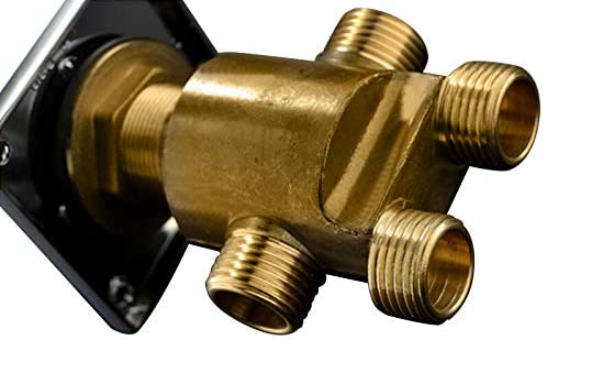 5-Loch Wasserfall Mixer Wasserhahn Badewanne Wasserhahn Regendusche Handbrause Set