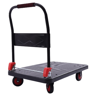 Plattformwagen Transportwagen Klappbar 400 kg Tragkraft Transporthilfe mit Lenkrollen Geräuscharmer Wagen