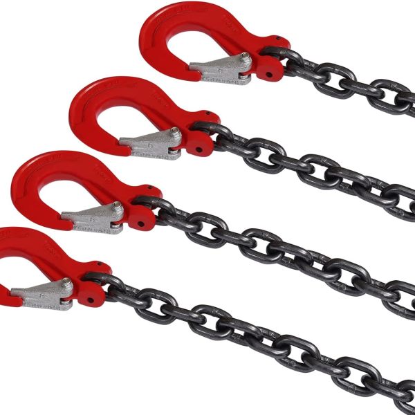 Produktbild von 1-strängiges Kettengehänge 6 Mm – 1,12 T Tragkraft, Länge 1 M – DIN EN 818-4, Sicherheitsfaktor 4:1 – Made In Germany
