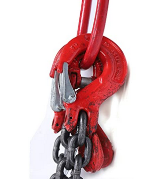 2T Kettengehänge 2-Strang Legierter Stahl Anschlagkette 2M 8MM