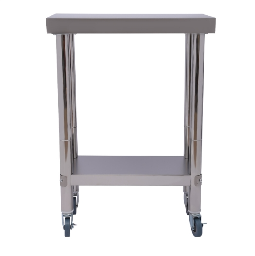 2 Etagen Edelstahltisch Arbeitstisch Edelstahl Catering Arbeitstisch Lebensmittelzubereitung Tisch Kommerzieller