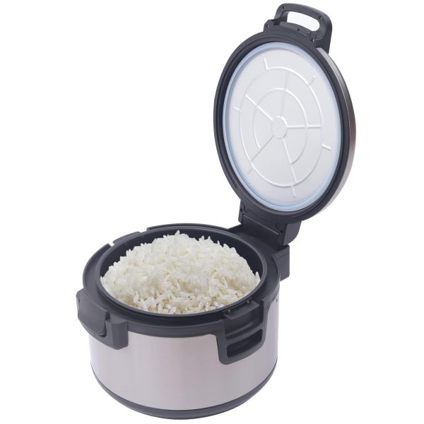 Reiskocher Reiskochtopf Gemüsegarer Schwarz Schnelles Aufheizen Reiswärmer Schwarz 19L/20Qt 100W Non-stick Inner Pot Stainless Steel Reiskocher Reiskochtopf Gemüsegarer Schwarz Schnelles Aufheizen Reiswärmer Schwarz 19L/20Qt 100W Non-stick Inner Pot Stainless Steel