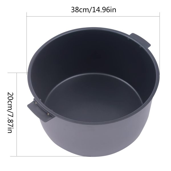 Reiskocher Reiskochtopf Gemüsegarer Schwarz Schnelles Aufheizen Reiswärmer Schwarz 19L/20Qt 100W Non-stick Inner Pot Stainless Steel Reiskocher Reiskochtopf Gemüsegarer Schwarz Schnelles Aufheizen Reiswärmer Schwarz 19L/20Qt 100W Non-stick Inner Pot Stainless Steel