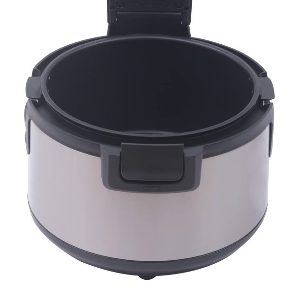 Reiskocher Reiskochtopf Gemüsegarer Schwarz Schnelles Aufheizen Reiswärmer Schwarz 19L/20Qt 100W Non-stick Inner Pot Stainless Steel Reiskocher Reiskochtopf Gemüsegarer Schwarz Schnelles Aufheizen Reiswärmer Schwarz 19L/20Qt 100W Non-stick Inner Pot Stainless Steel