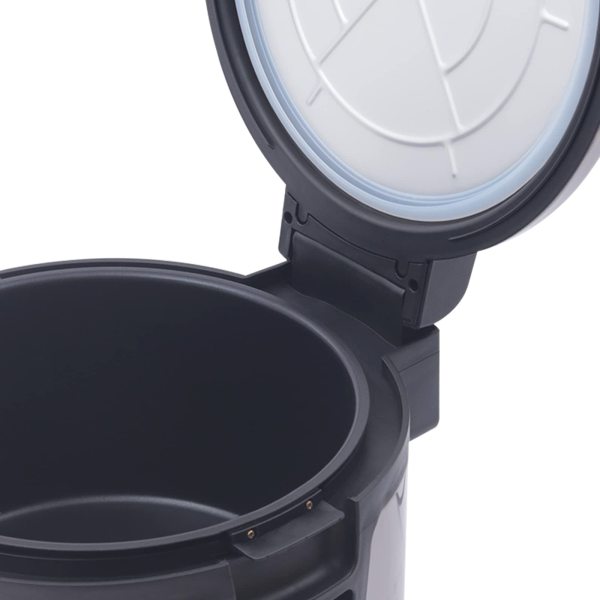 Reiskocher Reiskochtopf Gemüsegarer Schwarz Schnelles Aufheizen Reiswärmer Schwarz 19L/20Qt 100W Non-stick Inner Pot Stainless Steel Reiskocher Reiskochtopf Gemüsegarer Schwarz Schnelles Aufheizen Reiswärmer Schwarz 19L/20Qt 100W Non-stick Inner Pot Stainless Steel