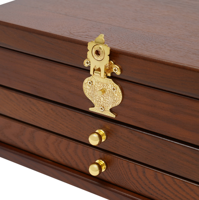 Schmuck Box 3-Tier Schmuck Organiser mit ausziehbaren Schubladen Schmuck Box Geschenk