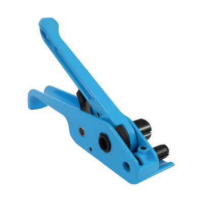 3 in 1 Spannspanner & Umreifungssiege & Verpackungsband Drehendes Design Blau