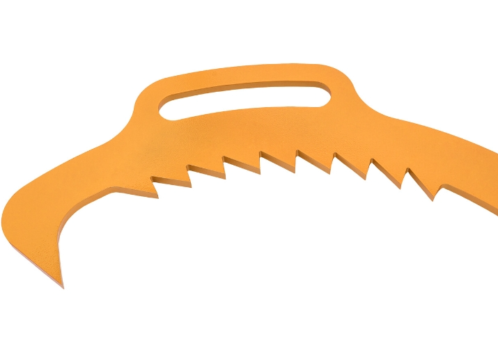 Log Lifting Tong, Heavy Duty Grapple Timber Claw, Stahl Lumber Skidding Tongs Timber Claw Hook (Yellow, 30inch)