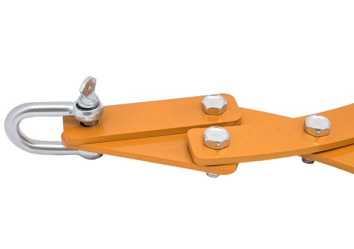 Log Lifting Tong, Heavy Duty Grapple Timber Claw, Stahl Lumber Skidding Tongs Timber Claw Hook (Yellow, 30inch)