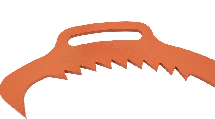 Gorgivous Log Lifting Tong, Heavy Duty Grapple Timber Claw, Stahl Lumber Skidding Tongs Timber Claw Hook (Orange, 30inch)