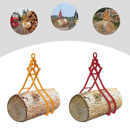 Gelb/Rot Forstzange für Baumstämme Holzzange Hebezange Schleppzange Rückezange 36 Zoll