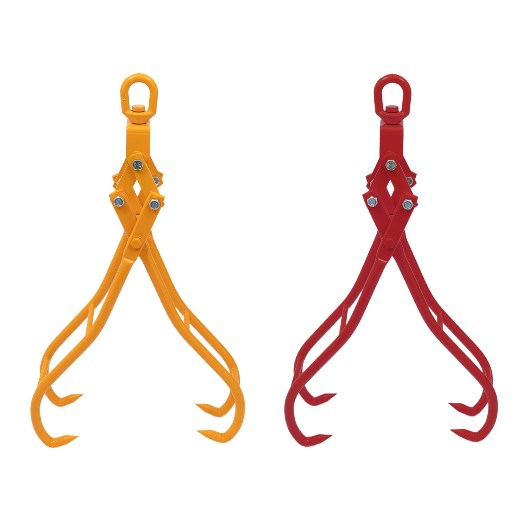 Gelb/Rot Forstzange für Baumstämme Holzzange Hebezange Schleppzange Rückezange 36 Zoll