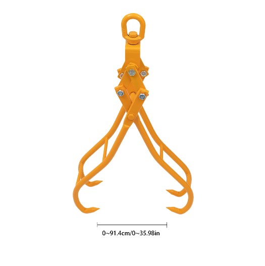 Gelb/Rot Forstzange für Baumstämme Holzzange Hebezange Schleppzange Rückezange 36 Zoll