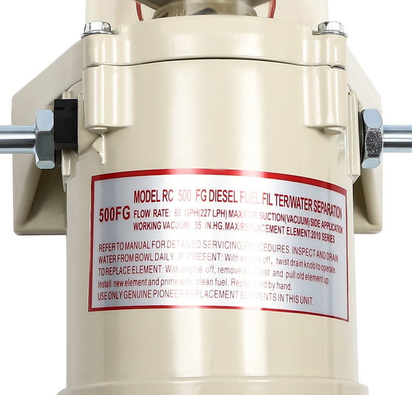 CNCEST 500FG 500FH Diesel Marine Kraftstofffilter Öl Wasserabscheider mit Schraubring