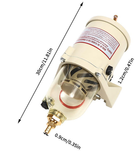 CNCEST 500FG 500FH Diesel Marine Kraftstofffilter Öl Wasserabscheider mit Schraubring