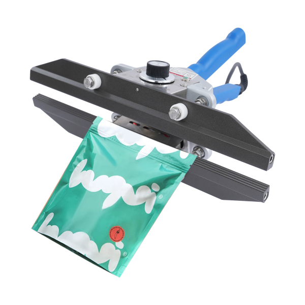 30 cm Siegelgerät, tragbares Heißsiegelgerät, tragbares Hand-Crimpsiegelgerät – Blau