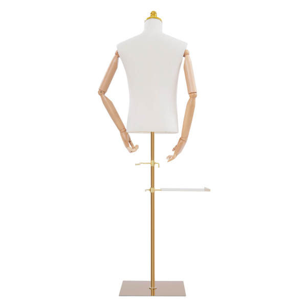 Torso-Präsentationsständer für männliche Models mit Hosenhalter und Schuhhalter – Präsentationsmodell, Anzugständer Torso-Präsentationsständer für männliche Models mit Hosenhalter und Schuhhalter – Präsentationsmodell, Anzugständer