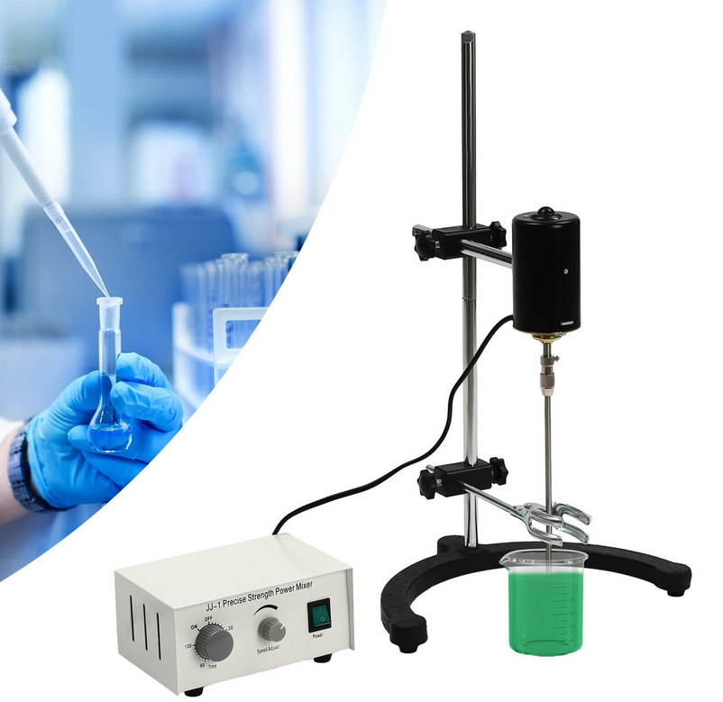 1KW Laborrührer Elektrisch Rührer Mixer Stirrer Rührwerk Präzisionskraft Mischer