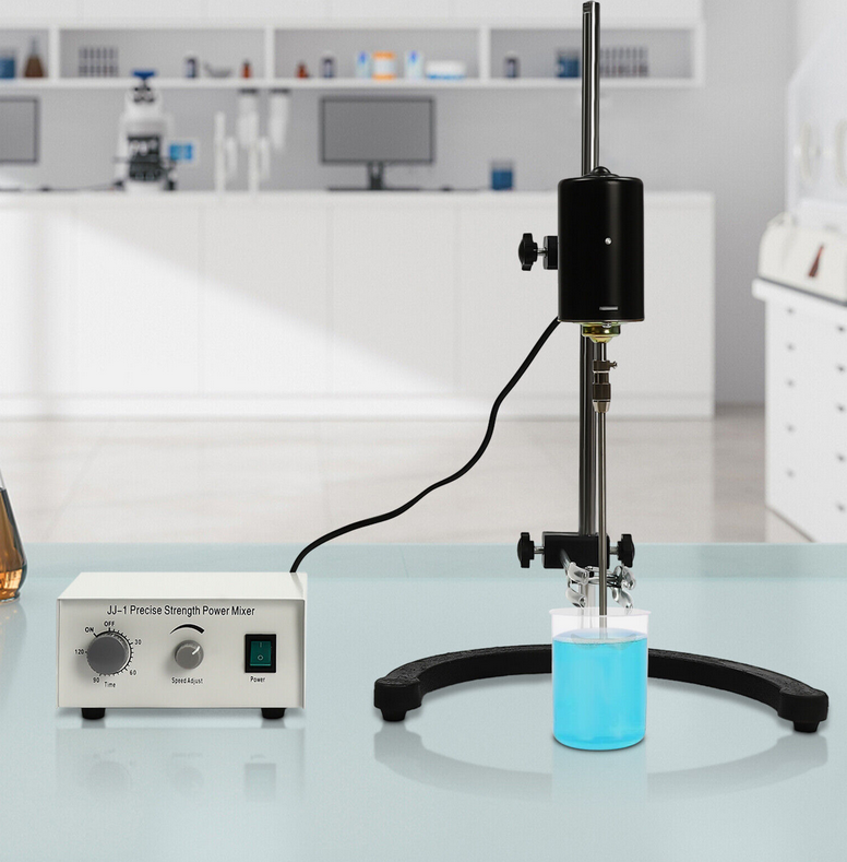 1KW Laborrührer Elektrisch Rührer Mixer Stirrer Rührwerk Präzisionskraft Mischer