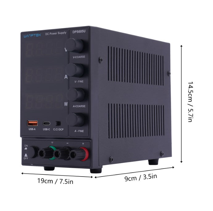 0-60V 5A Stromversorgungen Regelbares Labornetzgerät DC Netzteil