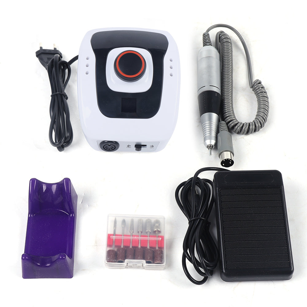 Elektrische Nagelfräser Set 35000 u/Min Verstellbare Geschwindigkei Nagelfeile Maniküre set