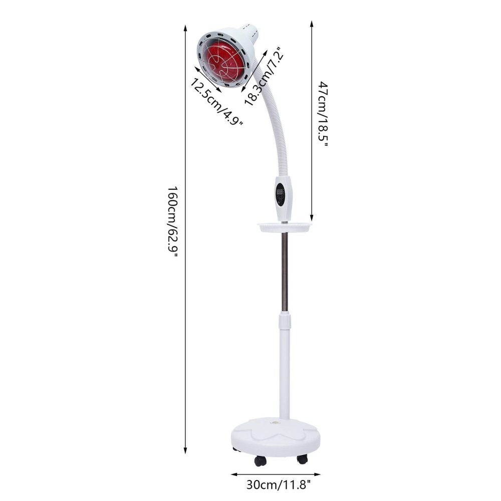 Infrarotlampe 275W, Rotlichtlampe Wärmelampe Infra Produktbild-Vorschau 1