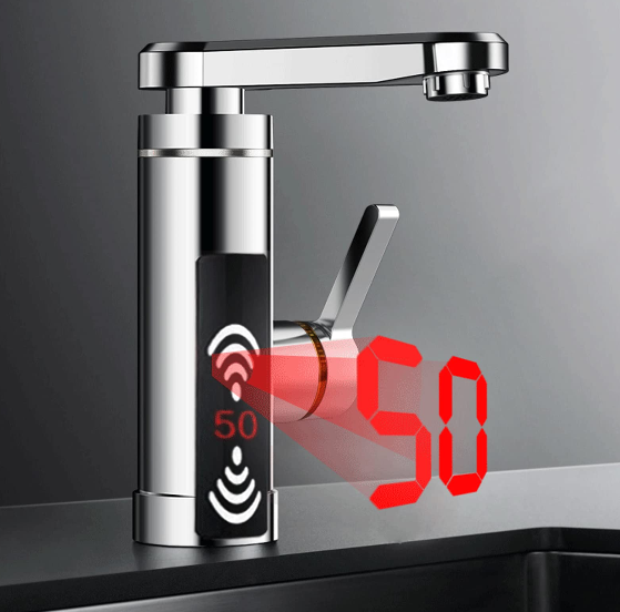 CNCEST 3000W Sofortiger Wasserhahn Elektrischer Heizungshahn Schnelle Heiße Wasserhahn